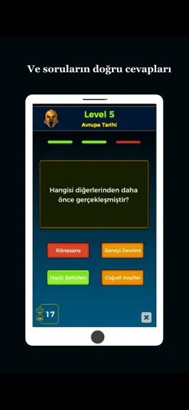 Game screenshot Tarih Bilgi Yarışması - Online apk