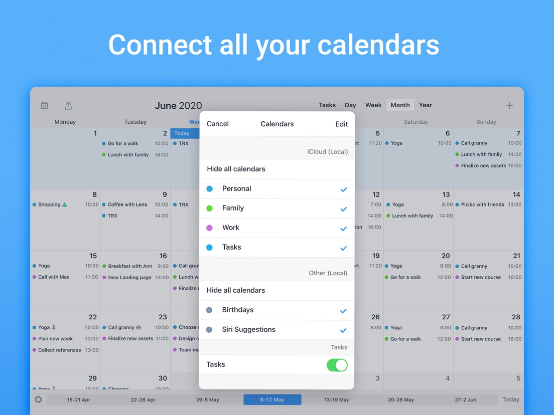 Calendars Plannen en Kalender App voor iPhone, iPad en iPod touch