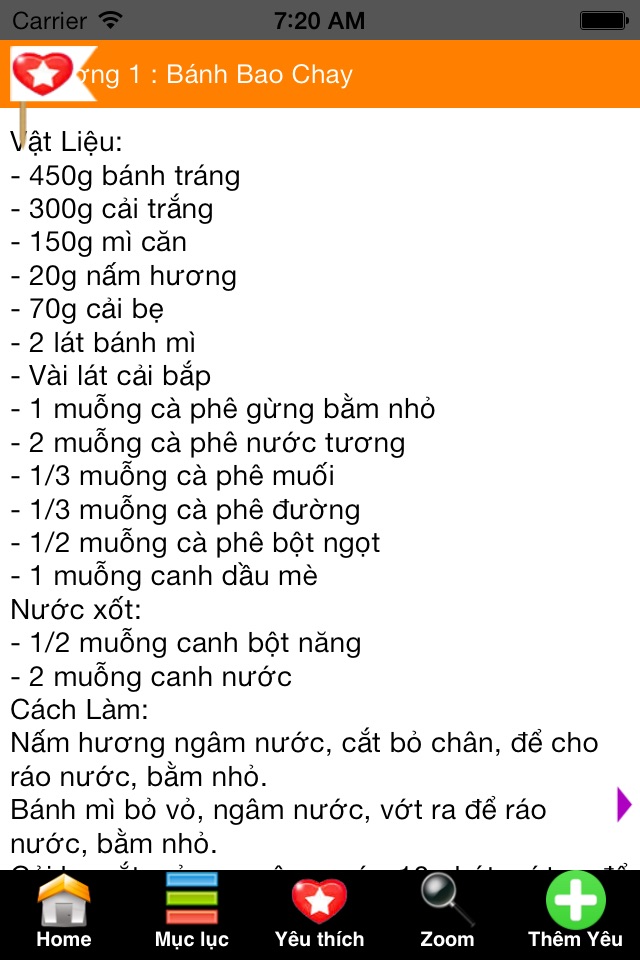 Cẩm Nang Món Ăn Việt screenshot 3