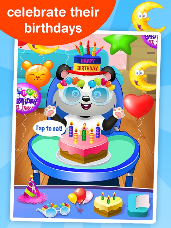 Sweet Baby Panda Day Care - for Kids Boys & Girls iPad screenshot 3 - Games app