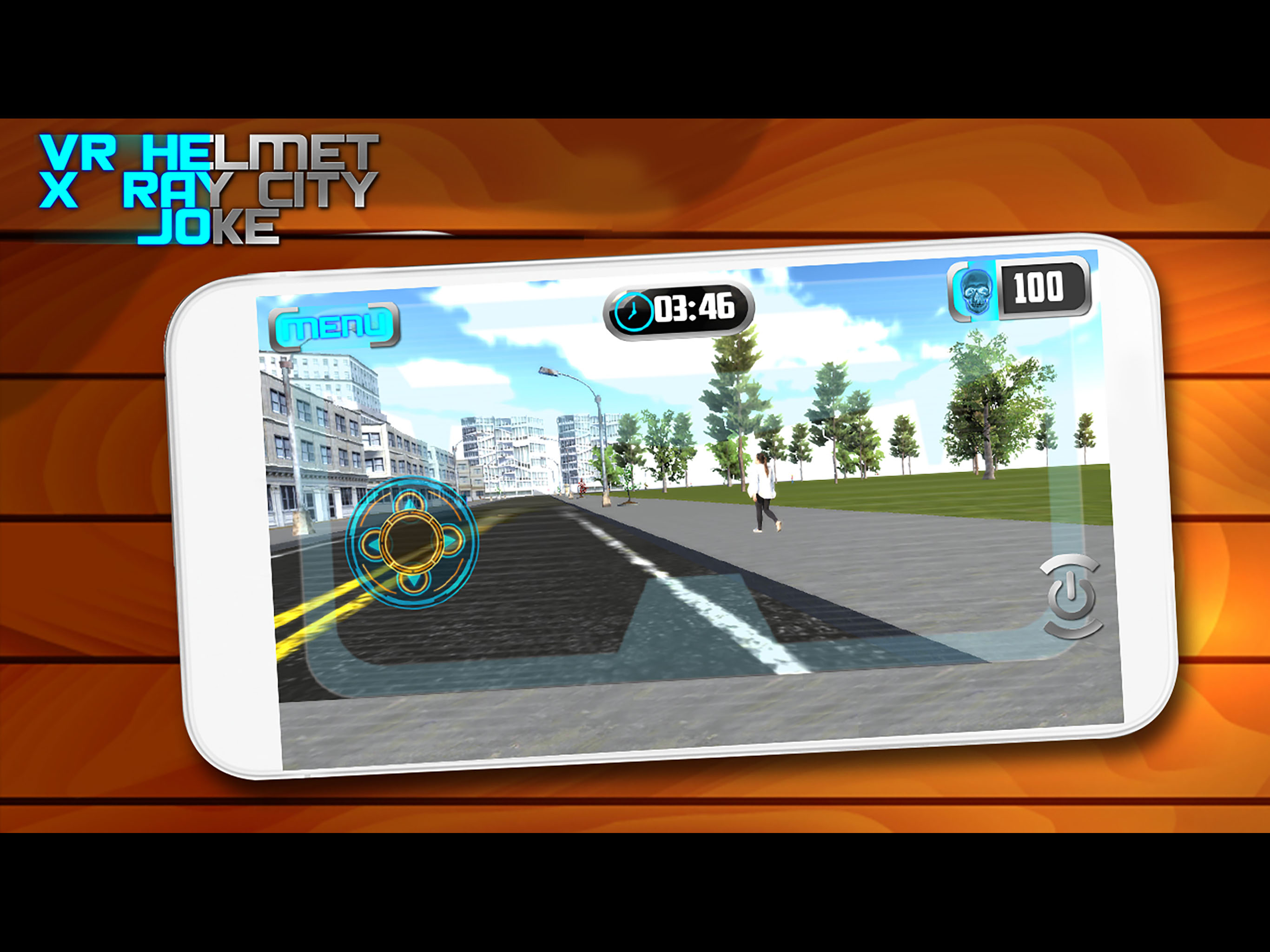 VR Helmet X-ray City Joke
