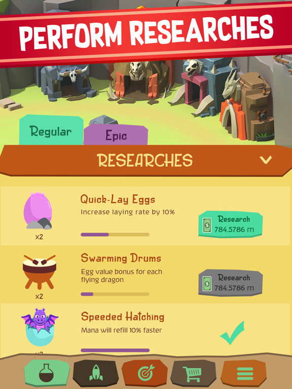 Tiny Dragons - Clicker Game iPad screenshot 4 - Games app