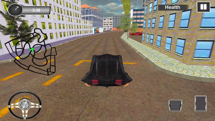 Real Bat Car Driving Simulator – Fast Race on Road screenshot-4