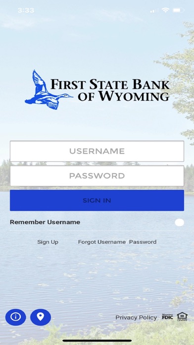 First State Bank of Wyoming MN Screenshot