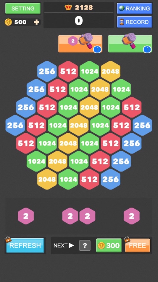 #2. 2048 - Merge Number Puzzle (iOS) 来自: 鹏飞 侯