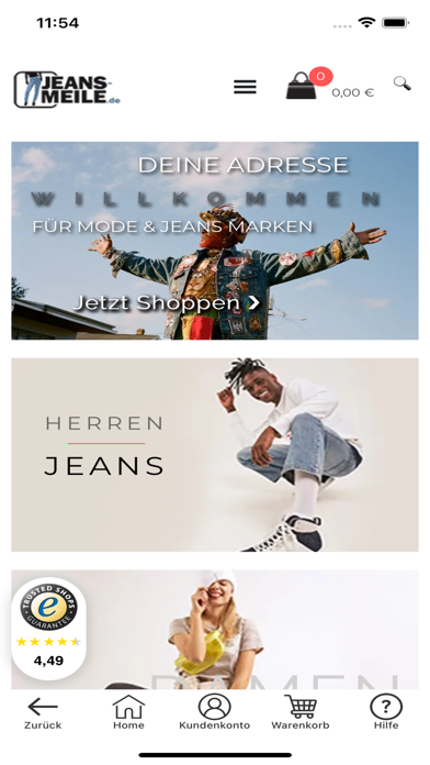 JEANS-MEILE Screenshot