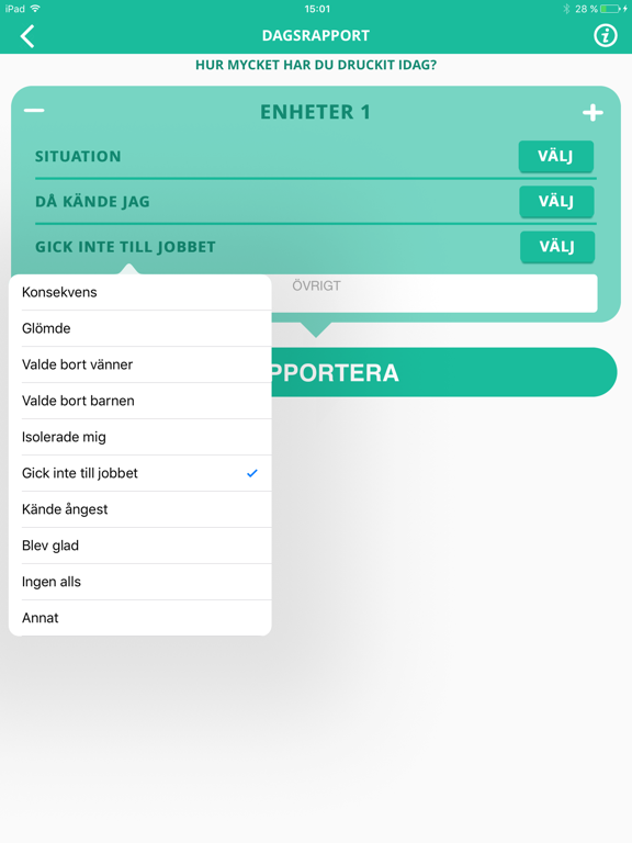 Screenshot #6 pour E-hälsodagboken