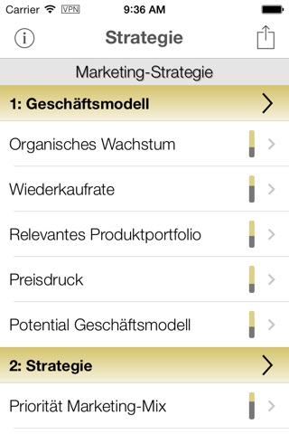 iStrategy Business Analysis Charts screenshot 3