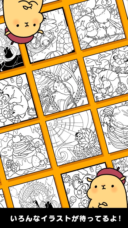 大人の塗り絵 パズル お絵かき イラスト 4色定理