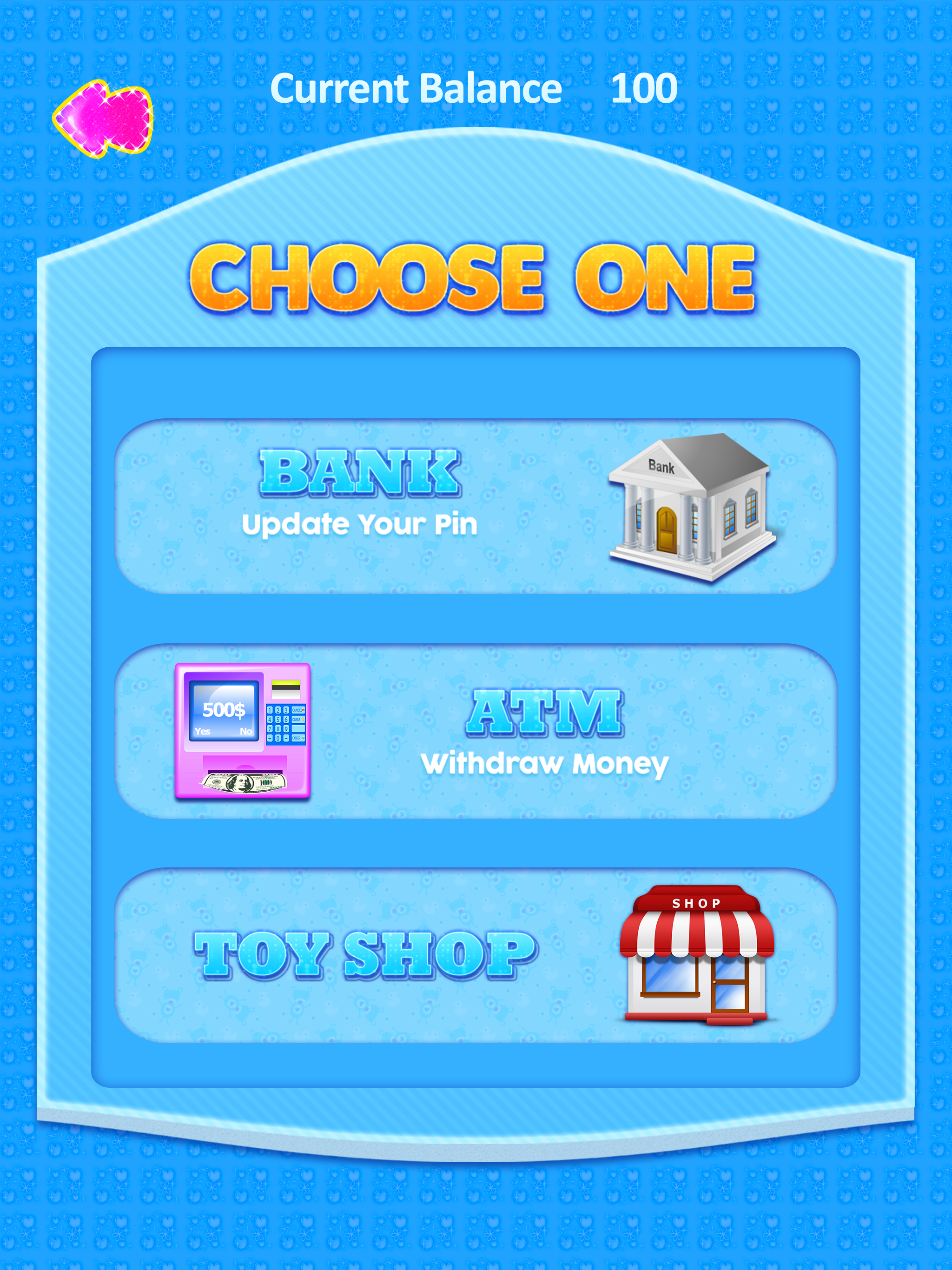 ATM Simulator Cash and Money