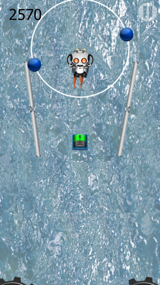 #4. The super robot fall in to gravity pit game free! (iOS) Podle: Alongkorn Wongvisate