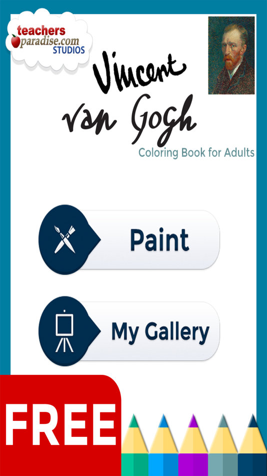 Van Gogh Paintings - Coloring Book for Adults - 2.0 - (iOS)