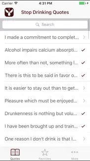 stop drinking quotes iphone screenshot 2