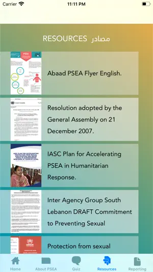 PSEA Lebanon screenshot 4