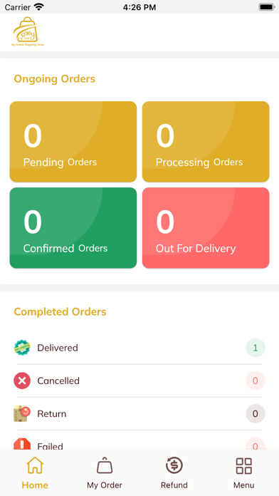 My Online Shopping Seller Screenshot