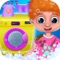 Wash Laundry Game For Kids