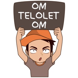Telolet boy sticker for iMessage by AMSTICKERS