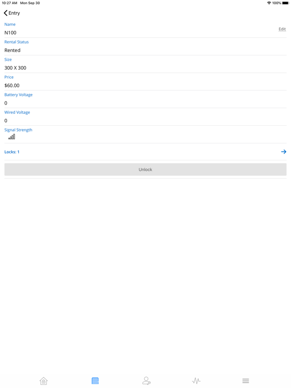 Storage Smart Entry by Nokē iPad screenshot 4 - Utilities app