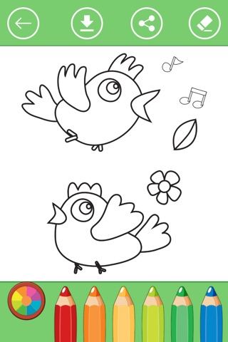 Bird Coloring Book for Kids. Learn to color & draw screenshot 2