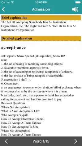 Game screenshot English Learner's Pocket Vocabulary mod apk