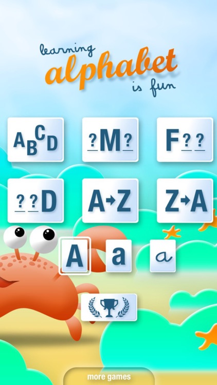 Learning alphabet is fun