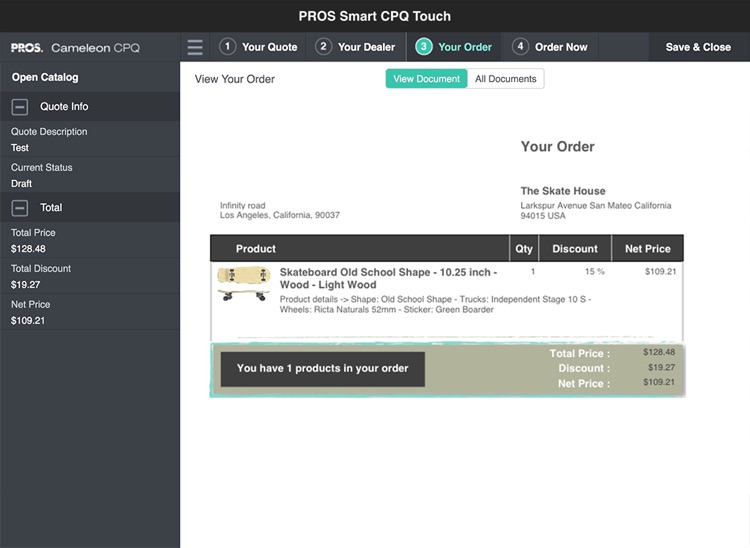 PROS Smart CPQ Touch screenshot-4