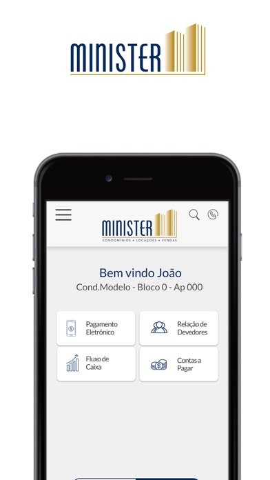 Minister Condomínios Screenshot