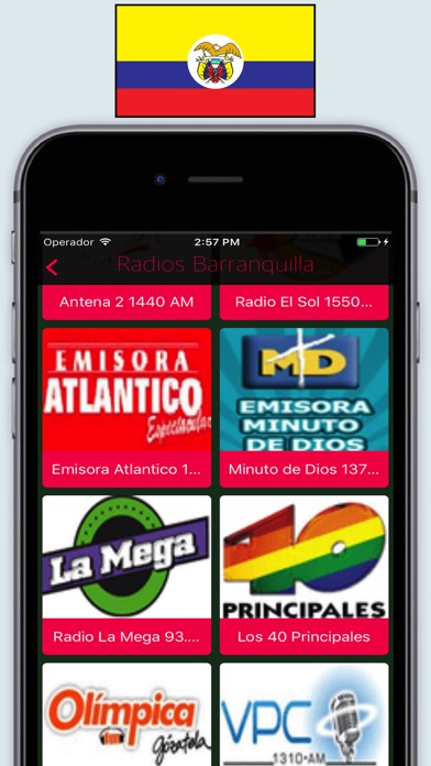 Radio Colombia FM / Radios Stations Online Live iPhone screenshot 3 - Entertainment app