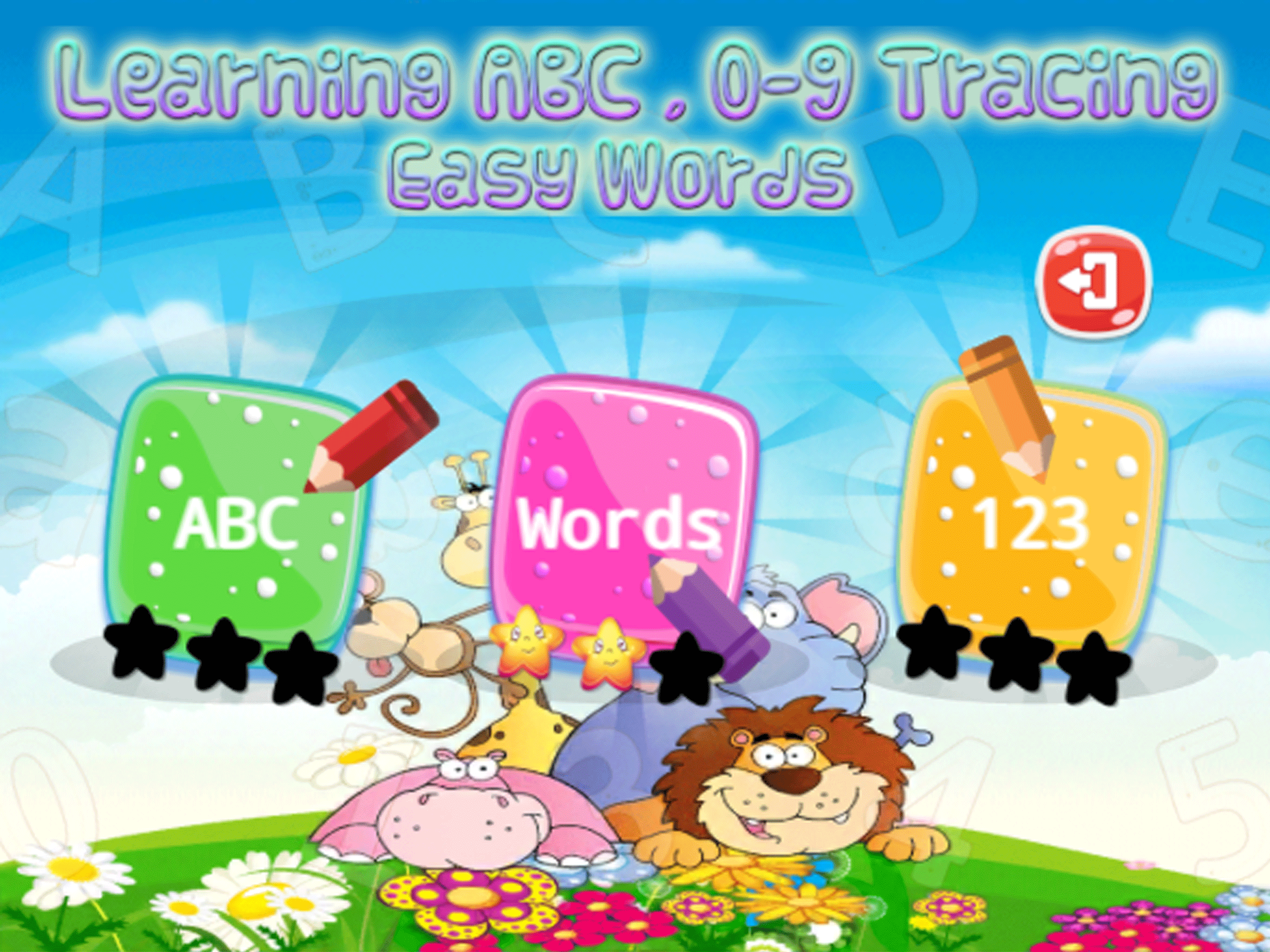 kids A-Z alphabet tracing reading