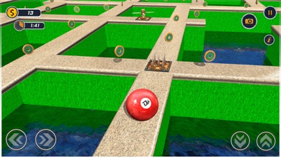 Maze ball - Wall Car Driving Screenshot