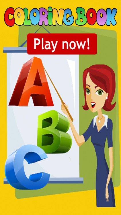 Boy Girl learn Spanish vocab by coloring book game screenshot-3