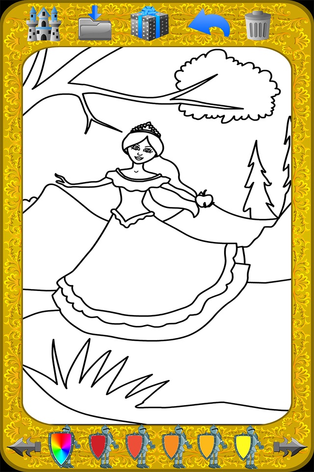 Kidoko Fairy Tales Paint screenshot 4