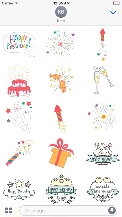 A Very Happy Birthday Animated Sticker