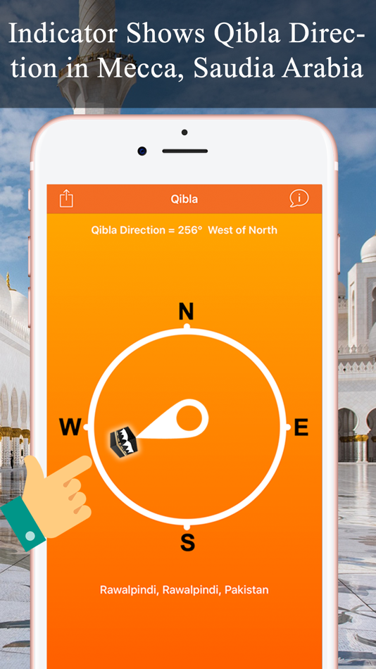 Qibla Compas - Locator, Finder - 1.2.3 - (iOS)