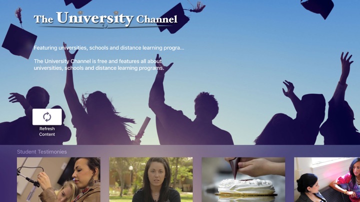 Screenshot #1 pour The University Channel