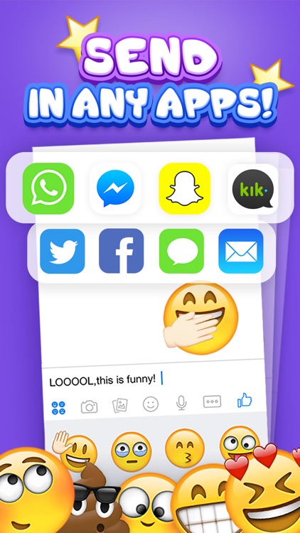 Supermoji - New Emojis and 3D Animated Emoticons