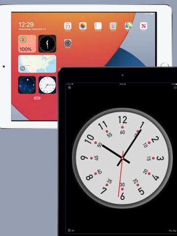 アナログ時計 - デスクトップ時間ウィジェット,目覚まし時計のおすすめ画像1