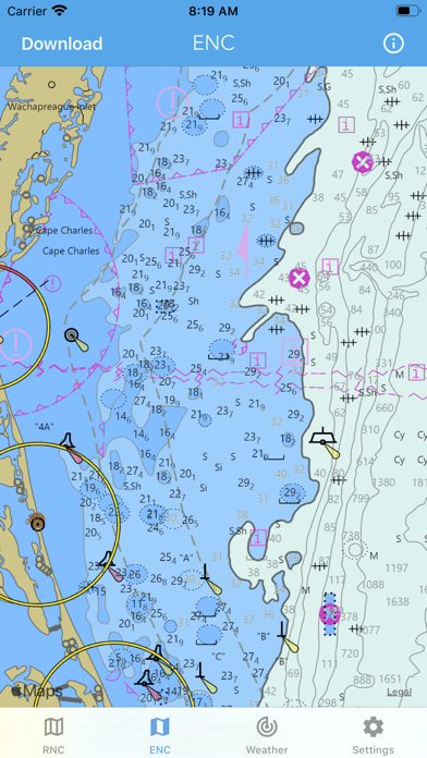 Nautical Charts & Maps Screenshot