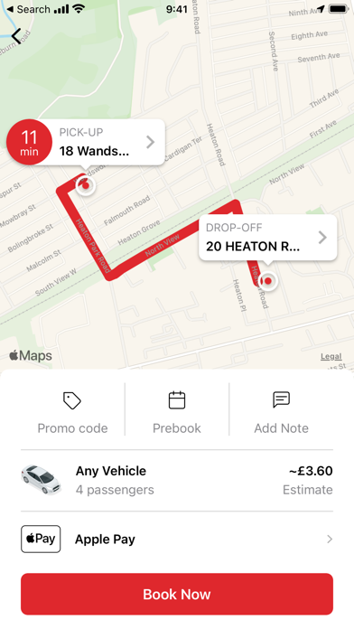 Nearby Eastcoast Taxis Screenshot