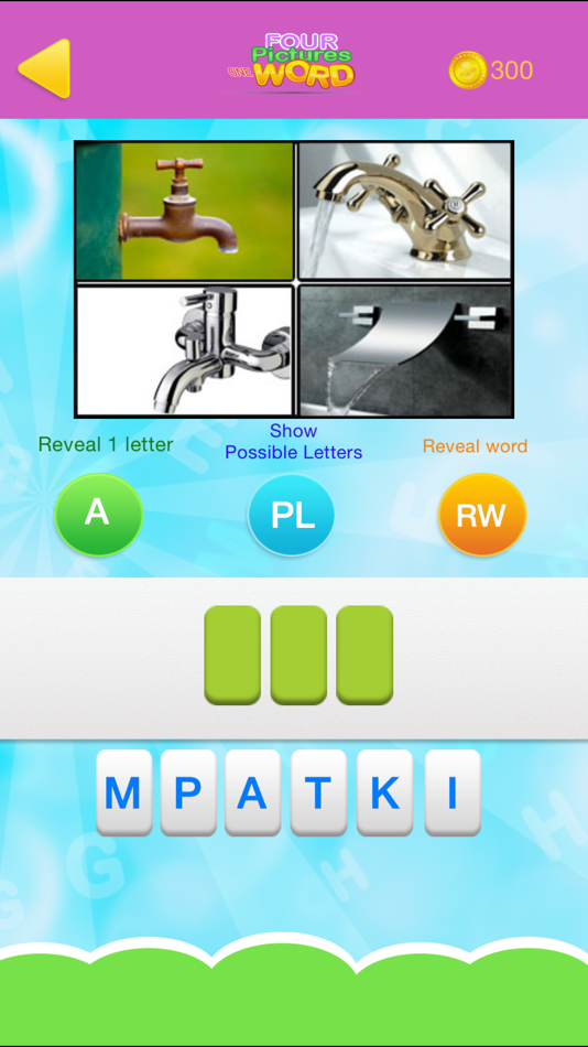 #3. One Word and Four Pictures-Puzzle Game (iOS) 由: Waheed Khan