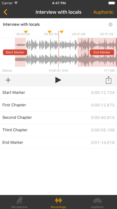 Screenshot #3 pour Auphonic Recorder