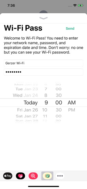 Wi-Fi Pass for iMessage