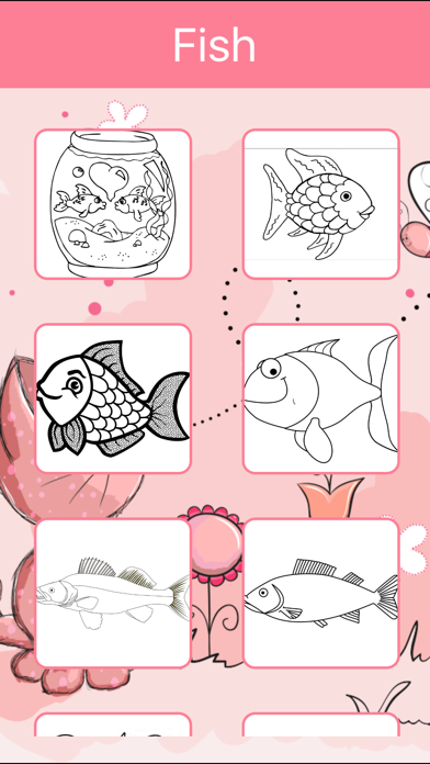 Screenshot #3 pour Livre À Colorier Sur la Vie de la Mer, poisson