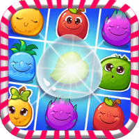 Sweet Fruit Splash Garden ManiaMatch 3 Free Game