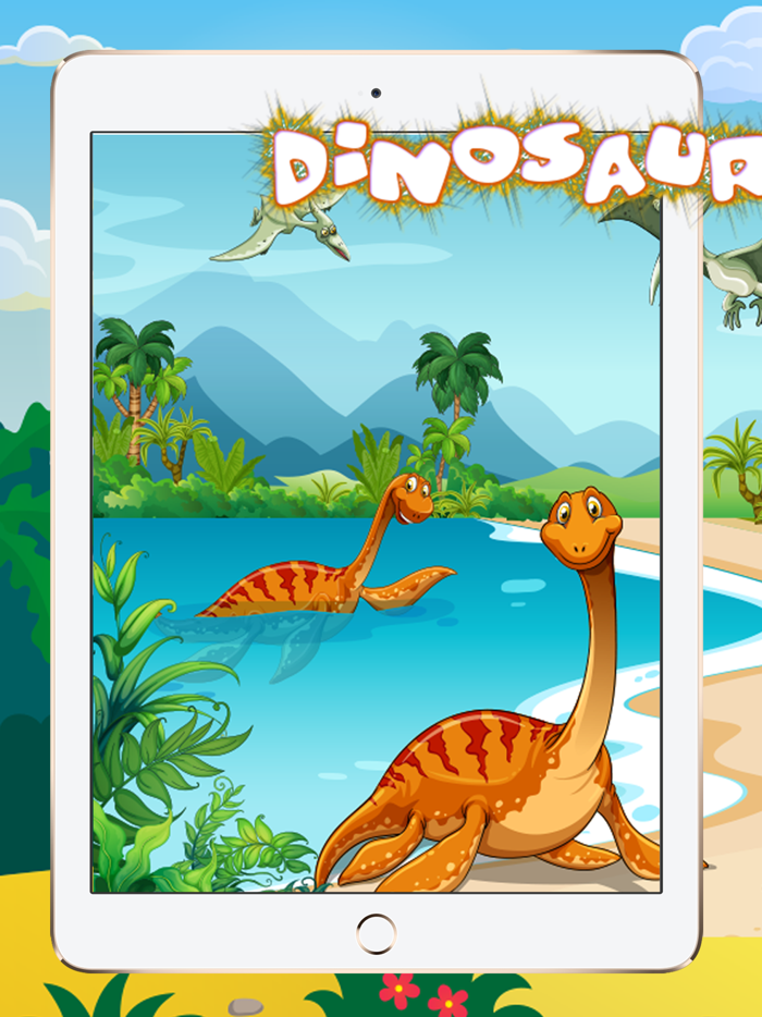 恐龙 拼图 龙园 游戏 兒童 自由