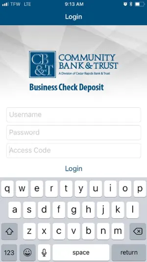 Community - Business Deposit screenshot 1