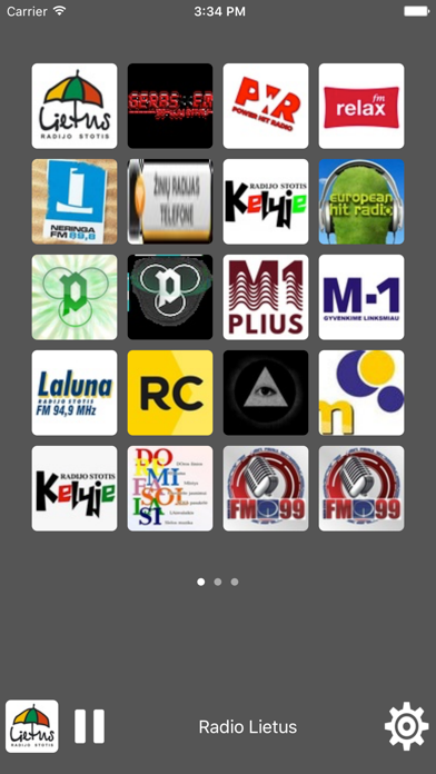 Screenshot #1 pour Radio Lithuania - All Radio Stations