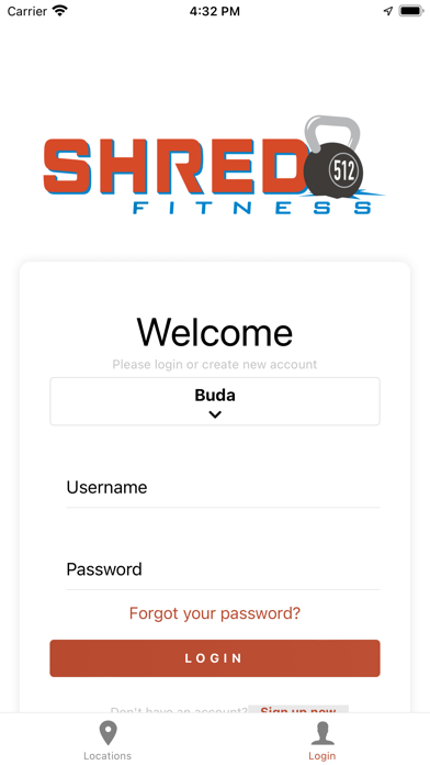 Shred512 Fitness Screenshot