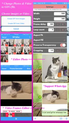 Game screenshot GifsApp -Video or Photo to Gifs for all Messenger mod apk