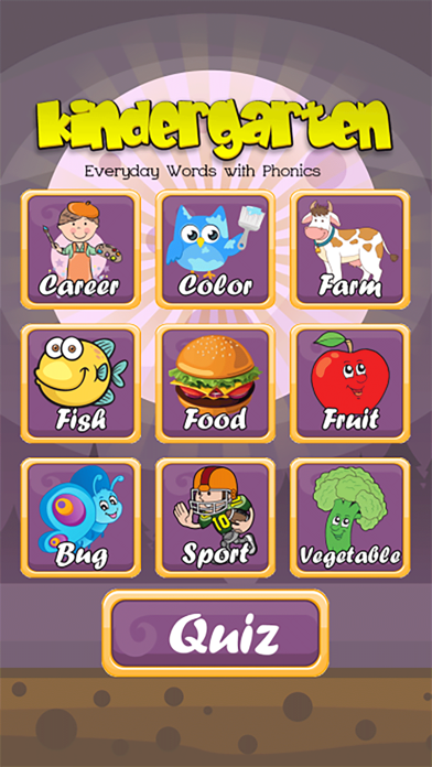 Screenshot #1 pour jeux educatifs vocabulaire anglais pour les enfant